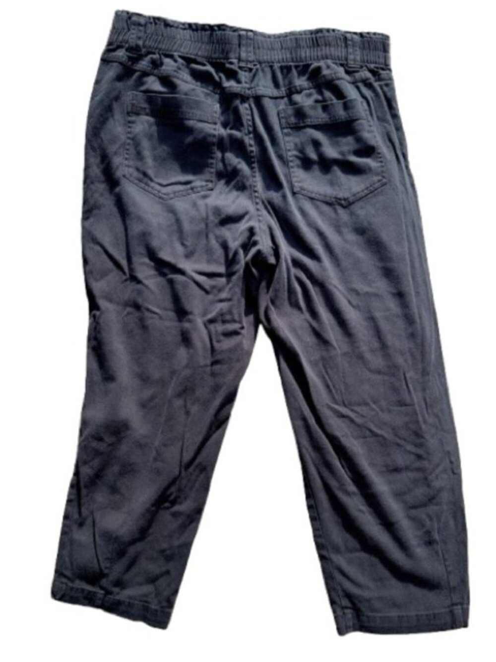 Black baggy pants with buttons - Picture 3 of 3